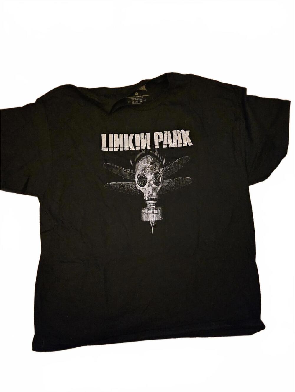 New - Linkin Park - Gas Mask T-shirt Size XXL (2XL) Black Hot Topic NWOT
